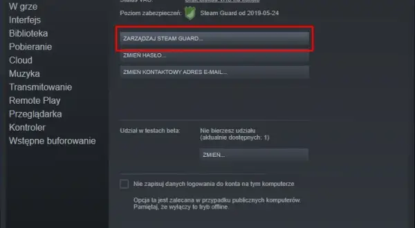 Jak wylogować się ze wszystkich urządzeń Steam i zabezpieczyć konto
