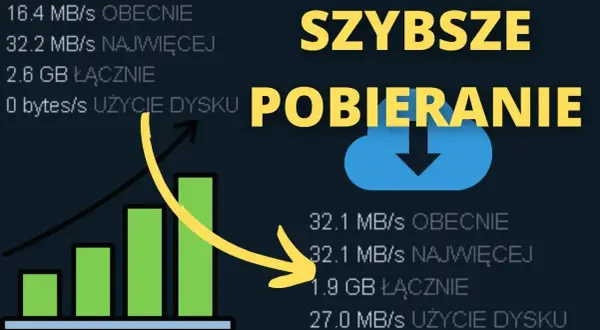 Jak przyśpieszyć pobieranie na Steam i uniknąć frustracji z wolnym transferem